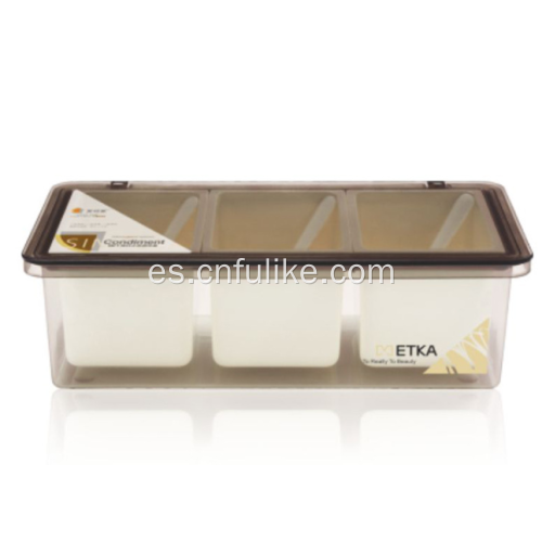 Estante de especias de caja de condimentos multicolores para cocina